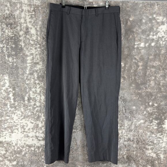 Covington Size 34x29 Career Flat Front Dress Pants Wool Button Zip Straight Leg - Picture 1 of 11